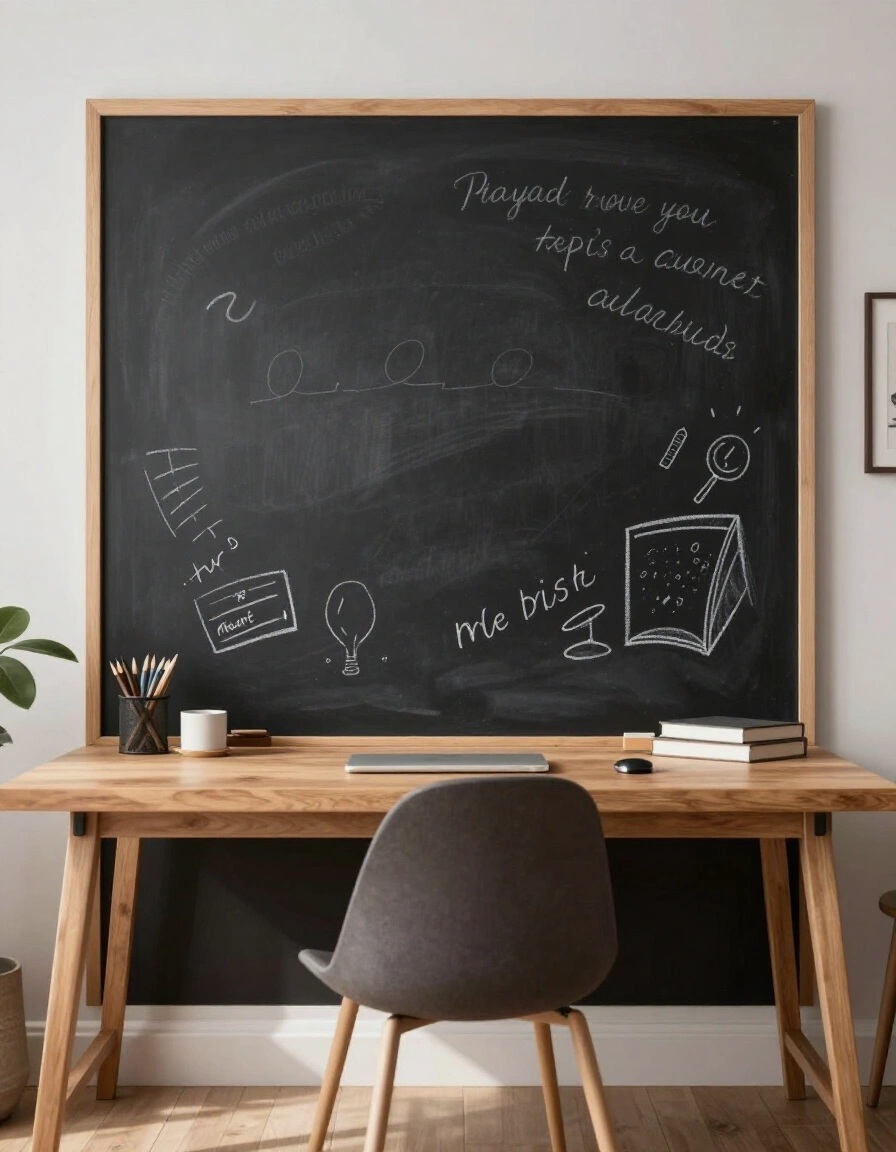 12. Add a Chalkboard Wall