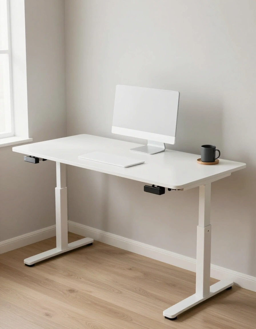 1. Minimalist Standing Desk Space