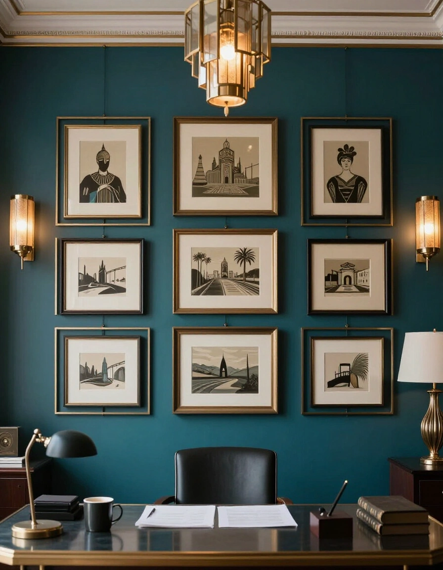 17. Art Deco Elegance Gallery Wall