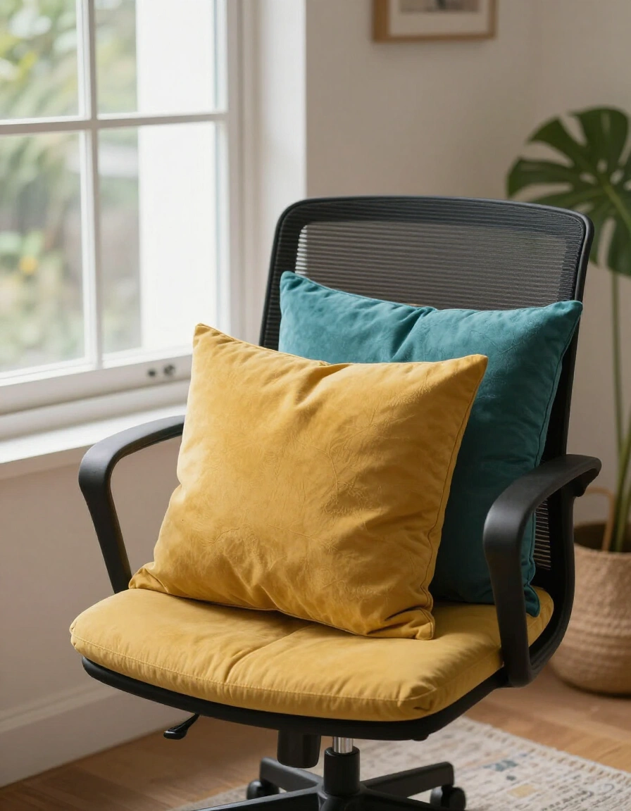 12. Add a Pop of Color with Pillows