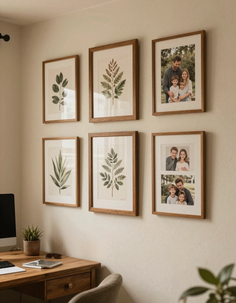 2. Cozy Cottage Gallery Wall