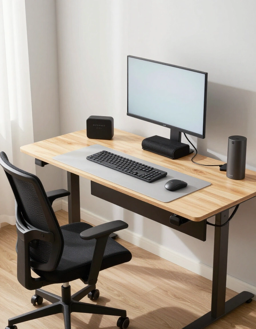 16. Ergonomic Desk Setup
