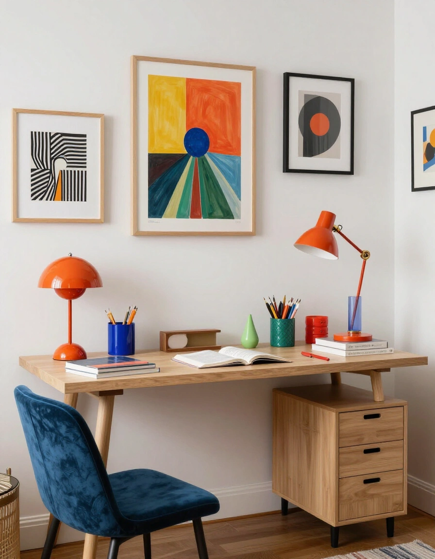 14. Creative Home Office Desk