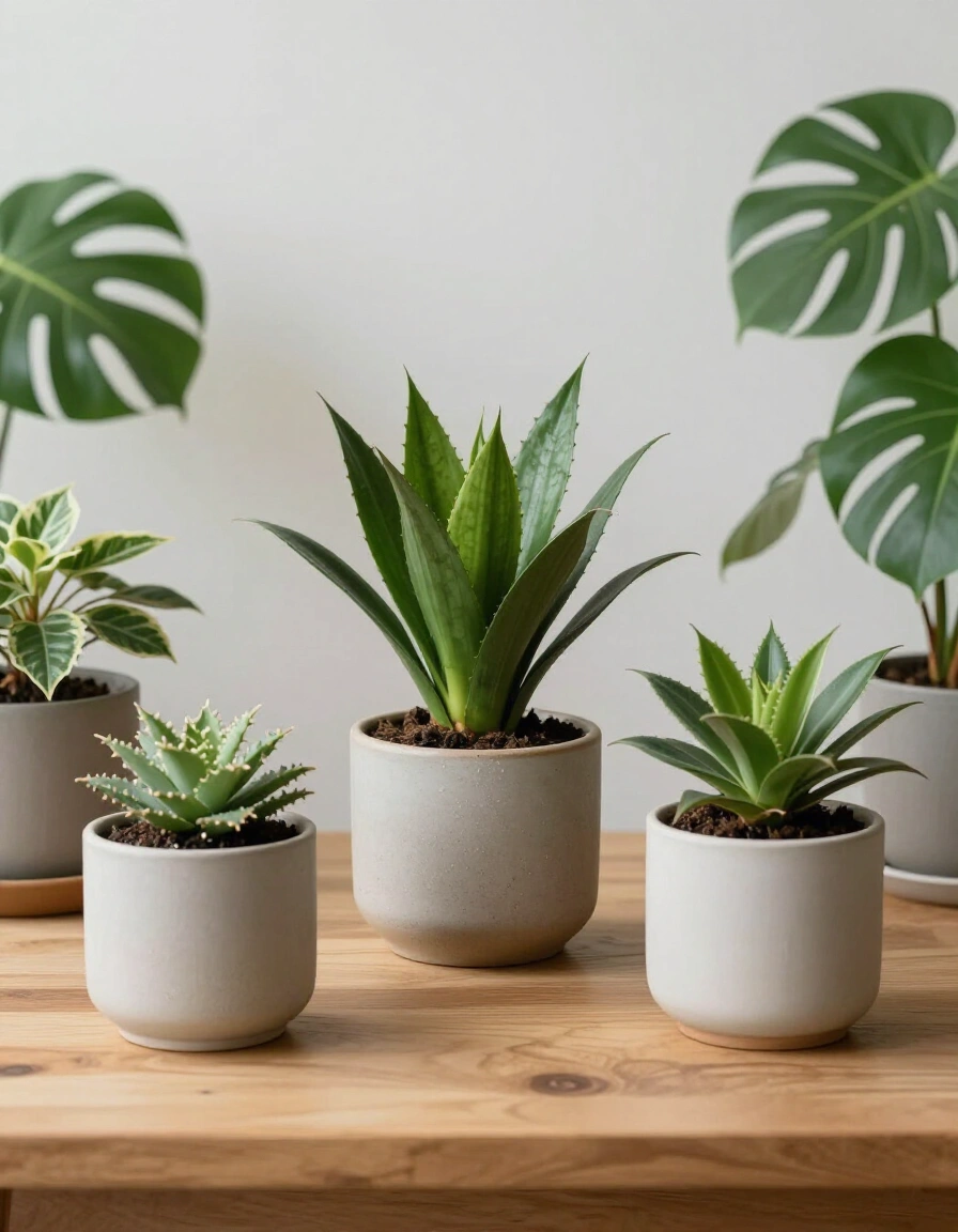 9. Add Greenery with Potted Plants