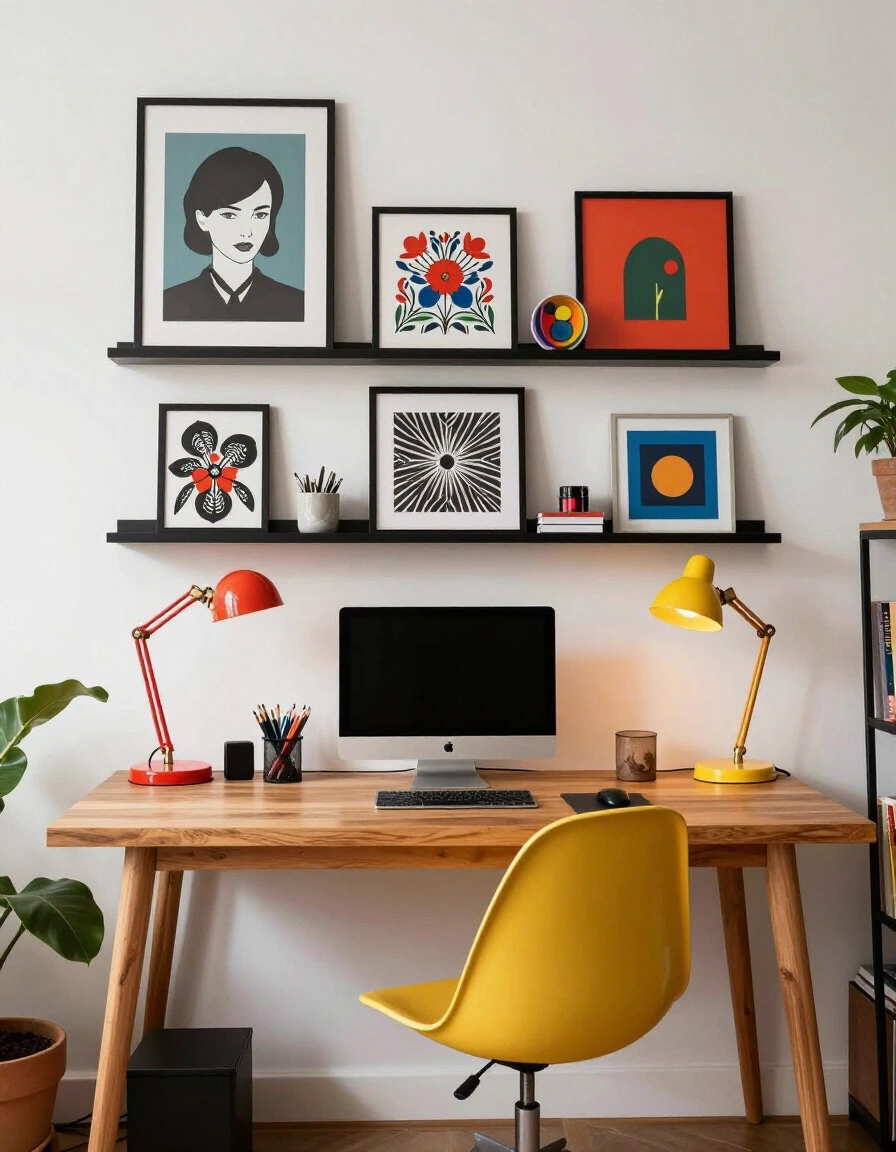 22. Funky Pop Art Office