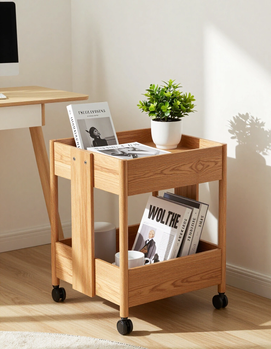 27. Incorporate a Rolling Storage Cart