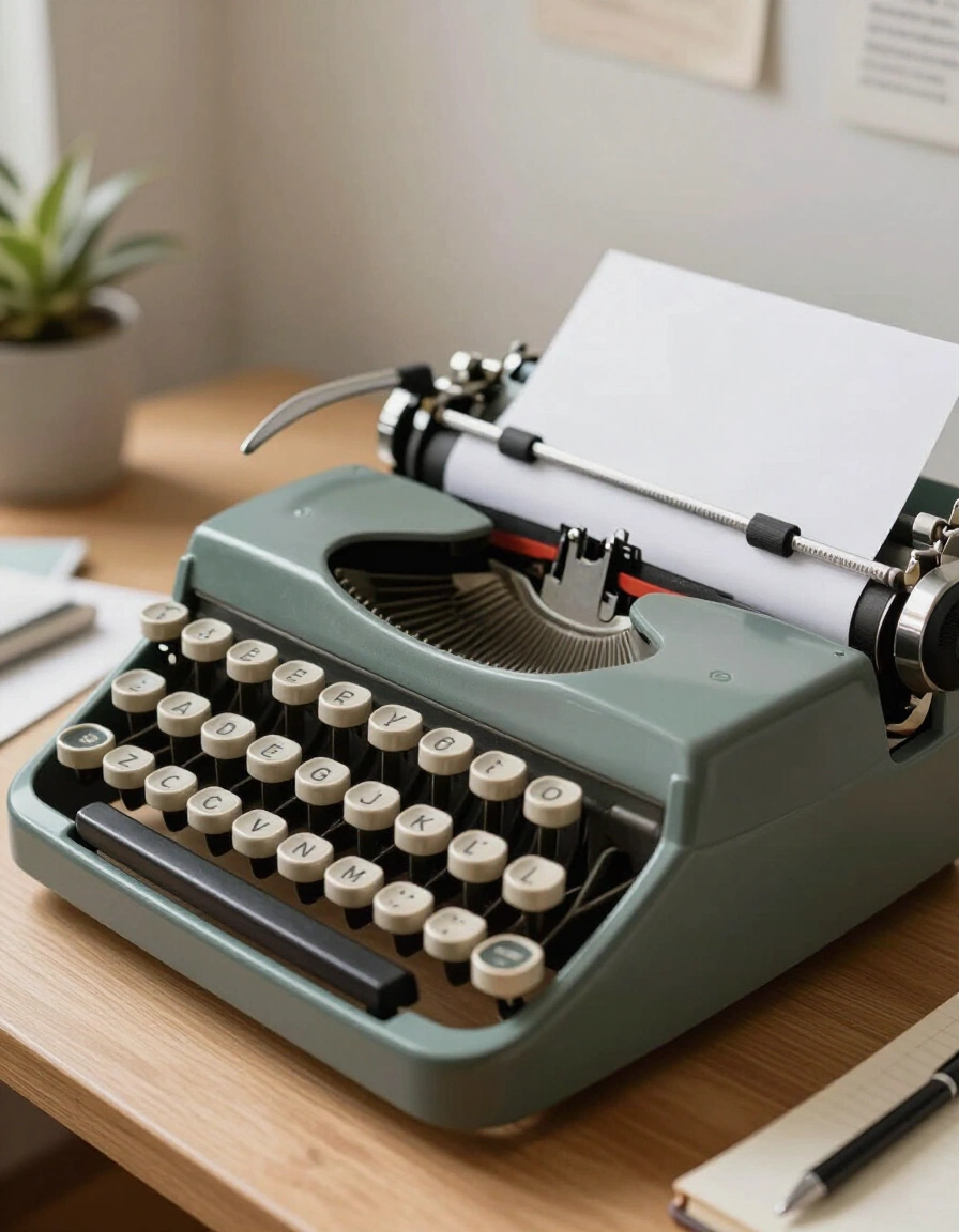 11. Try a Retro Typewriter as Decor