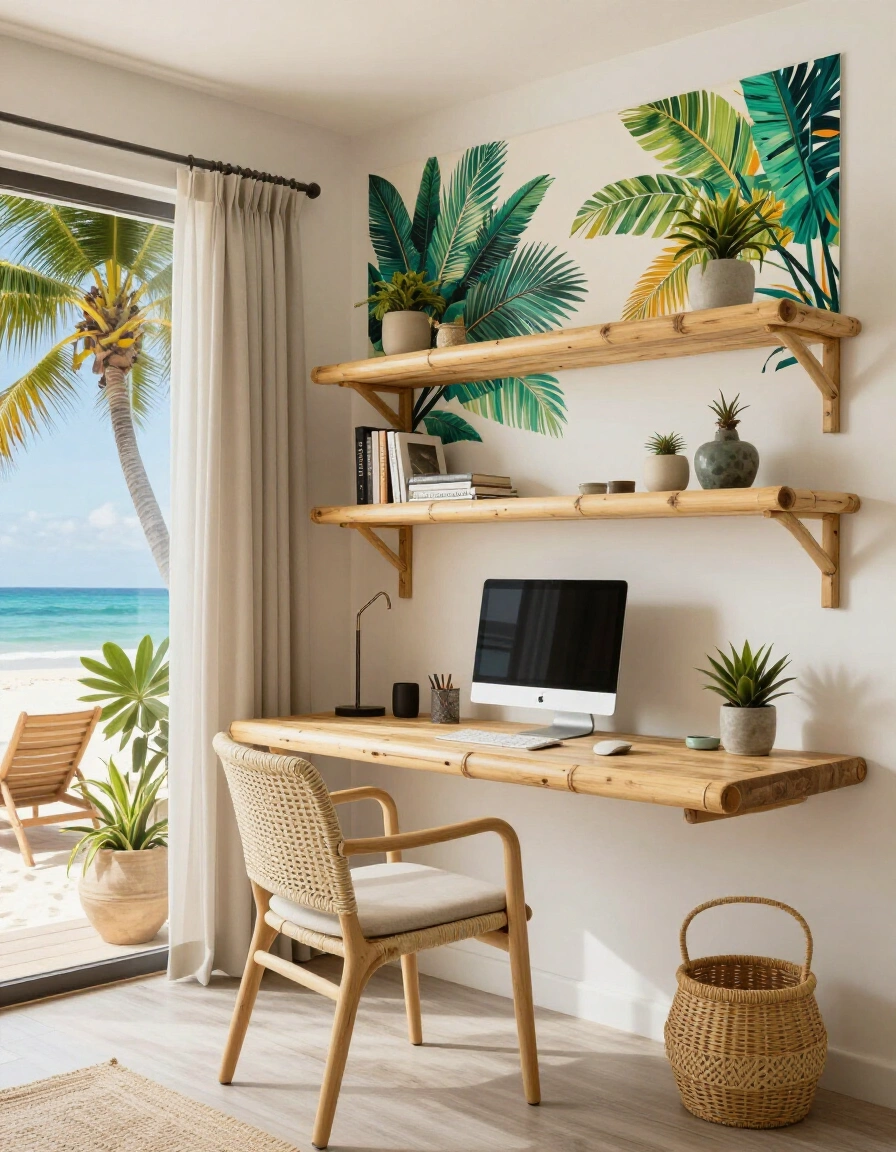 27. Bright and Airy Tropical Oasis