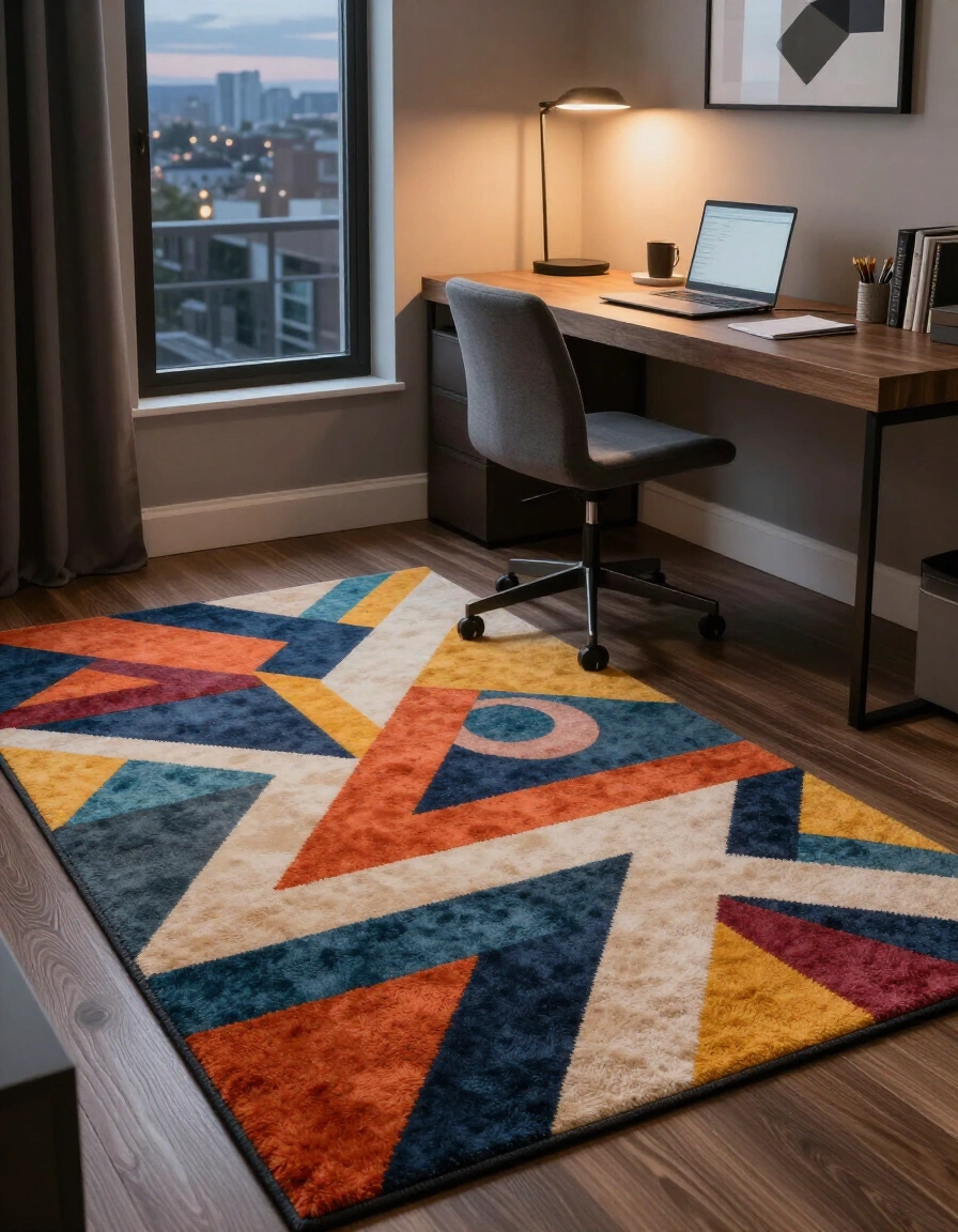6. Incorporate a Statement Rug