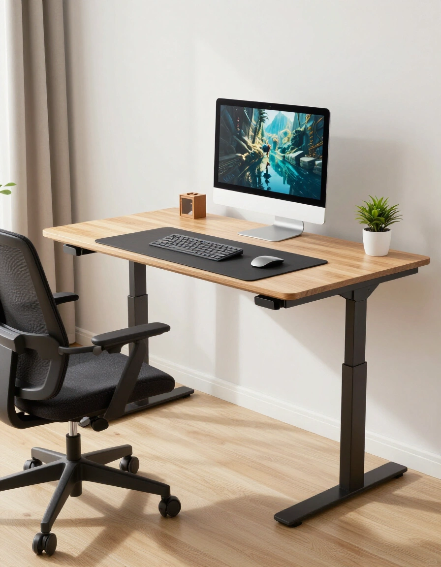 16. Ergonomic Standing Desk Workspace