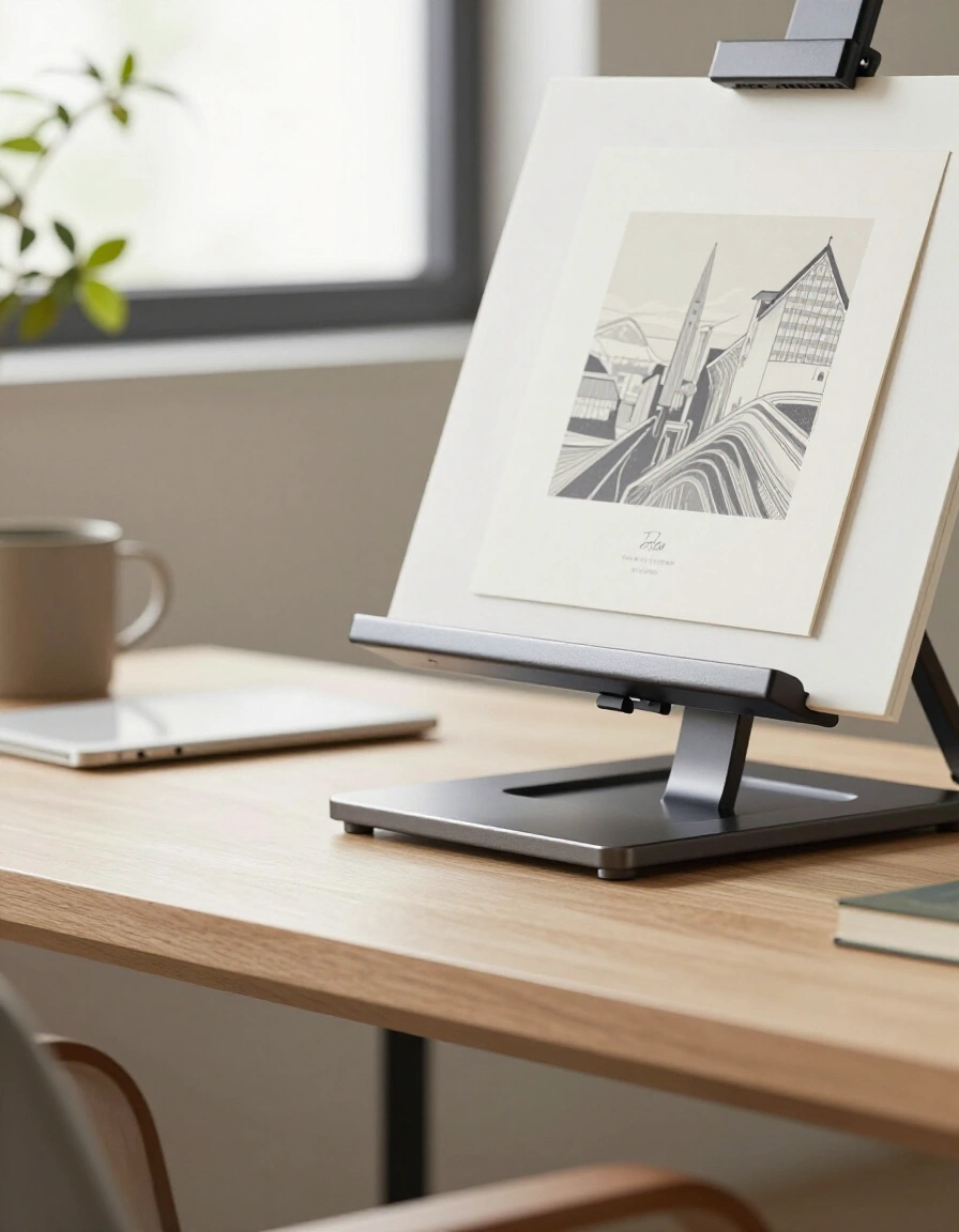 16. Use a Tabletop Easel for Art Display