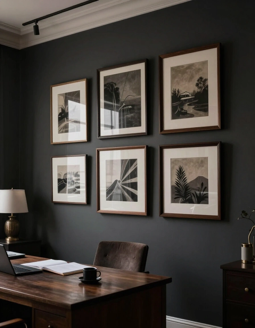 11. Moody/Dark Gallery Wall