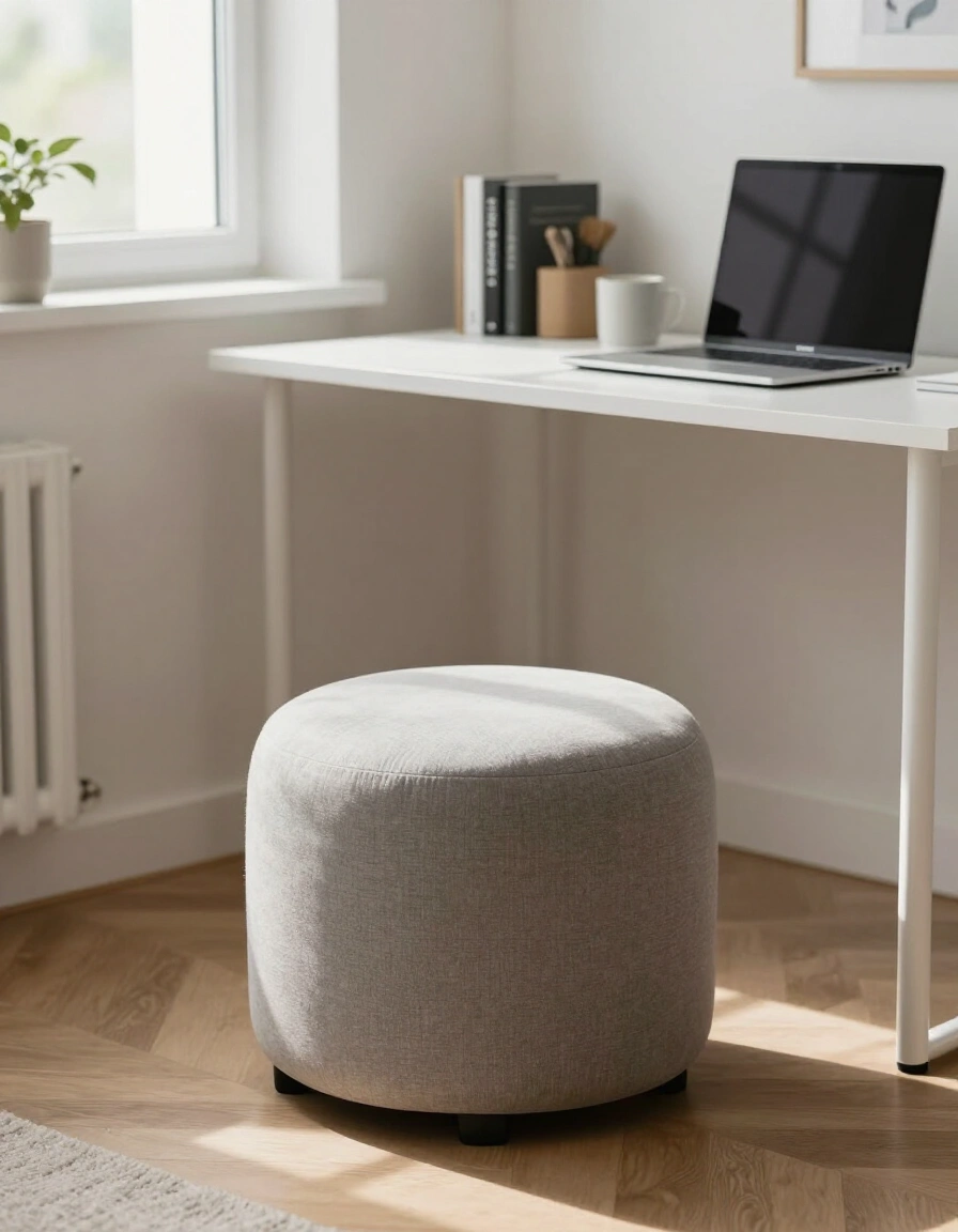 26. Keep Cozy with a Footstool