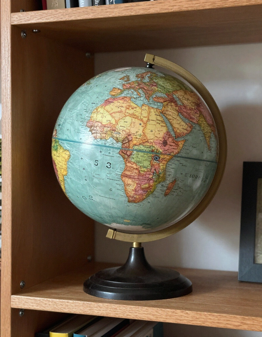 26. Display a Vintage Globe