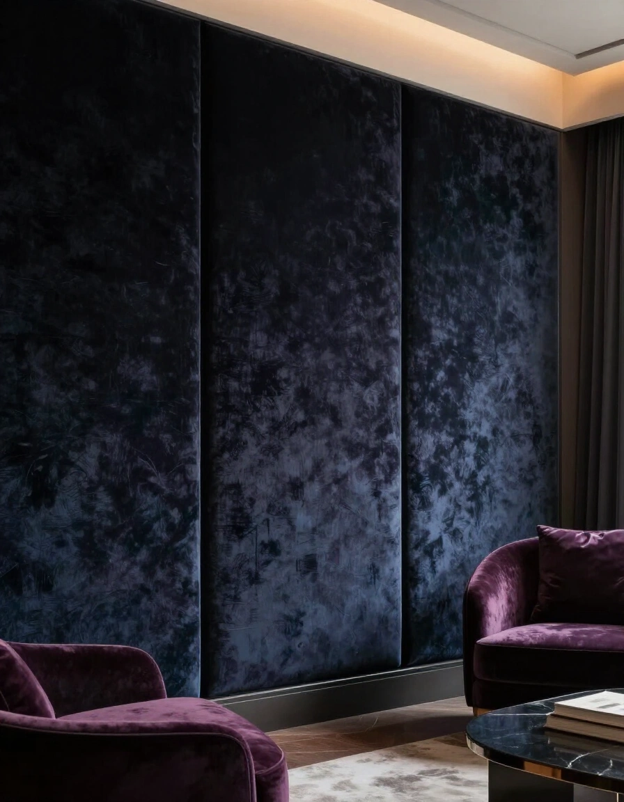 25. Luxurious Velvet Panels