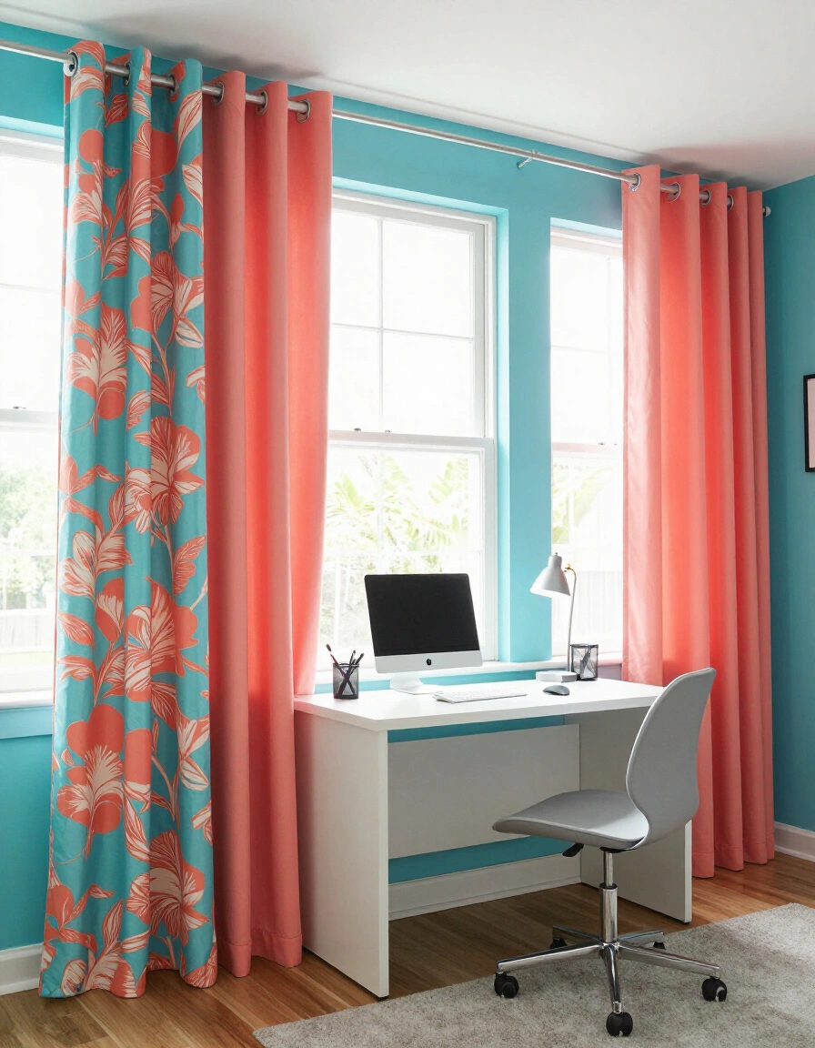 16. Hang Bright Curtains