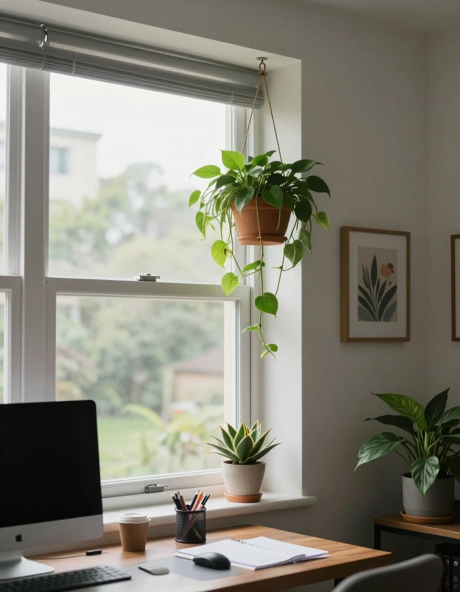 20. Install a Hanging Plant