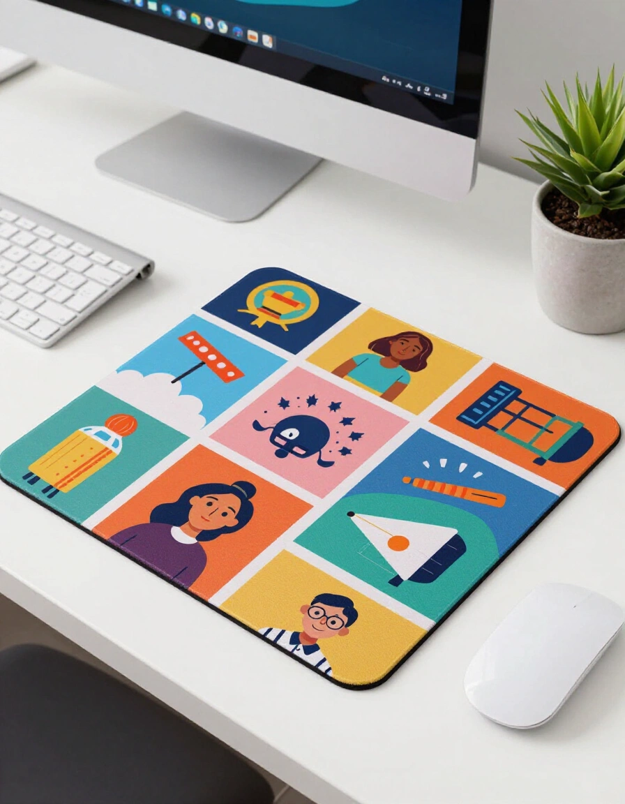 22. Use a Multicolored Mouse Pad