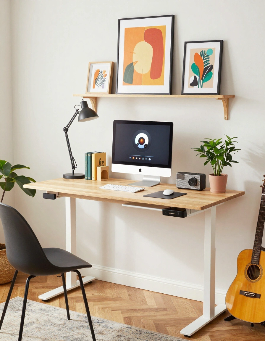14. Creative Standing Desk Studio