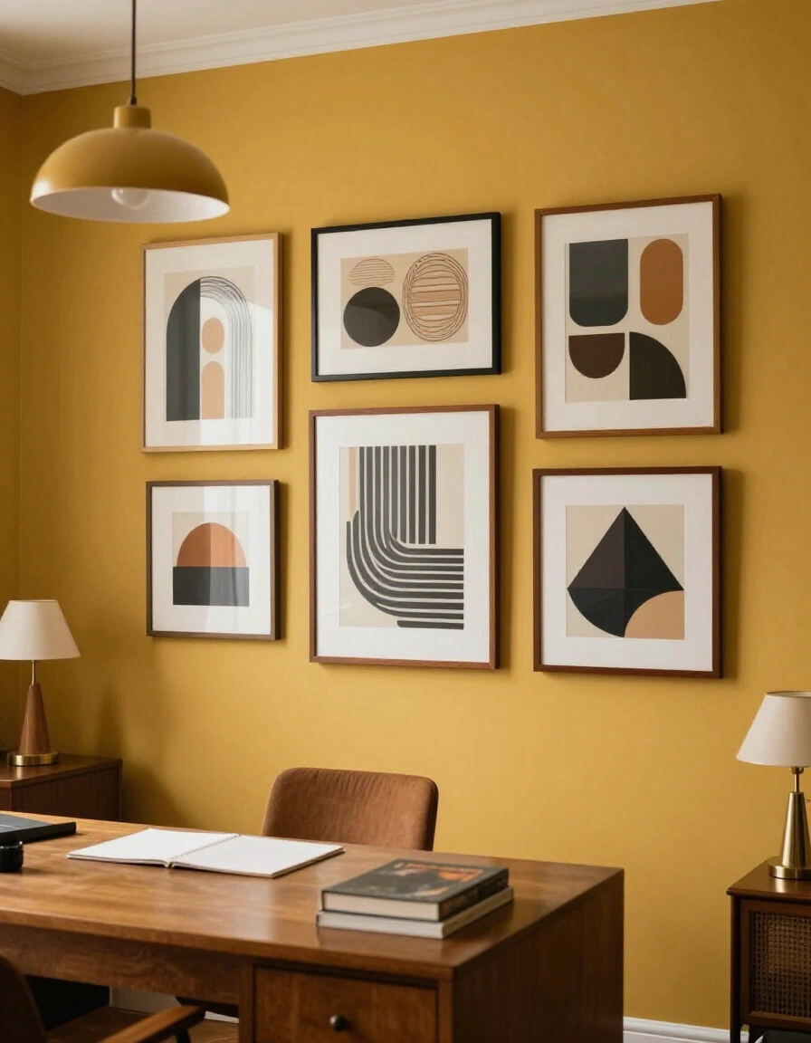 15. Mid-Century Modern Gallery Wall