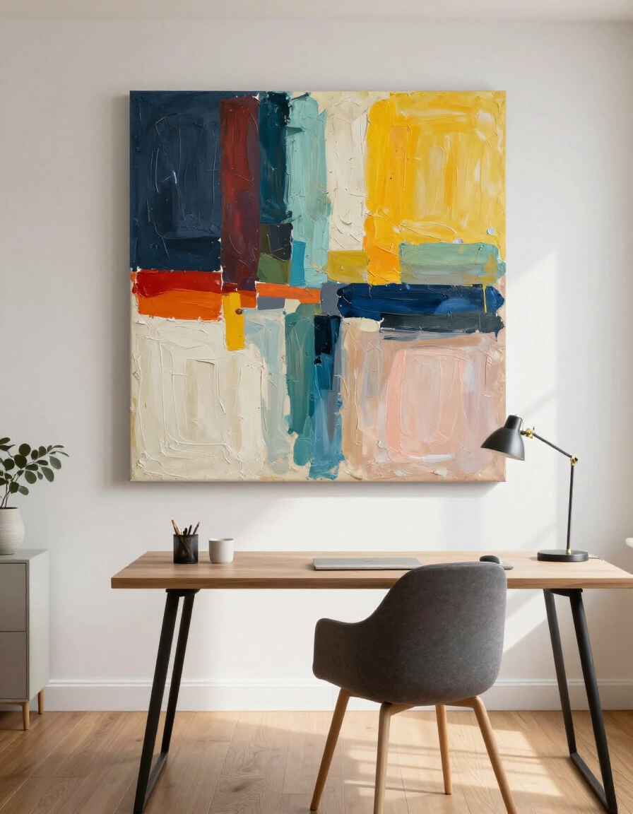 7. Install Artistic Wall Art