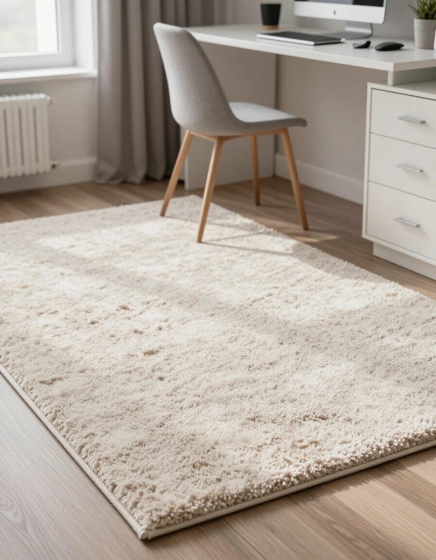 13. Soften Floors with a Plush Carpet