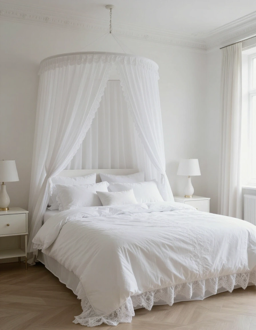 12. All-White Castlecore Elegance