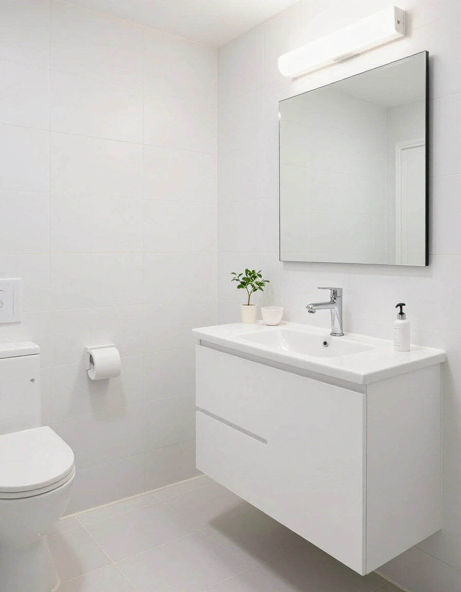 11. All-White Elegance