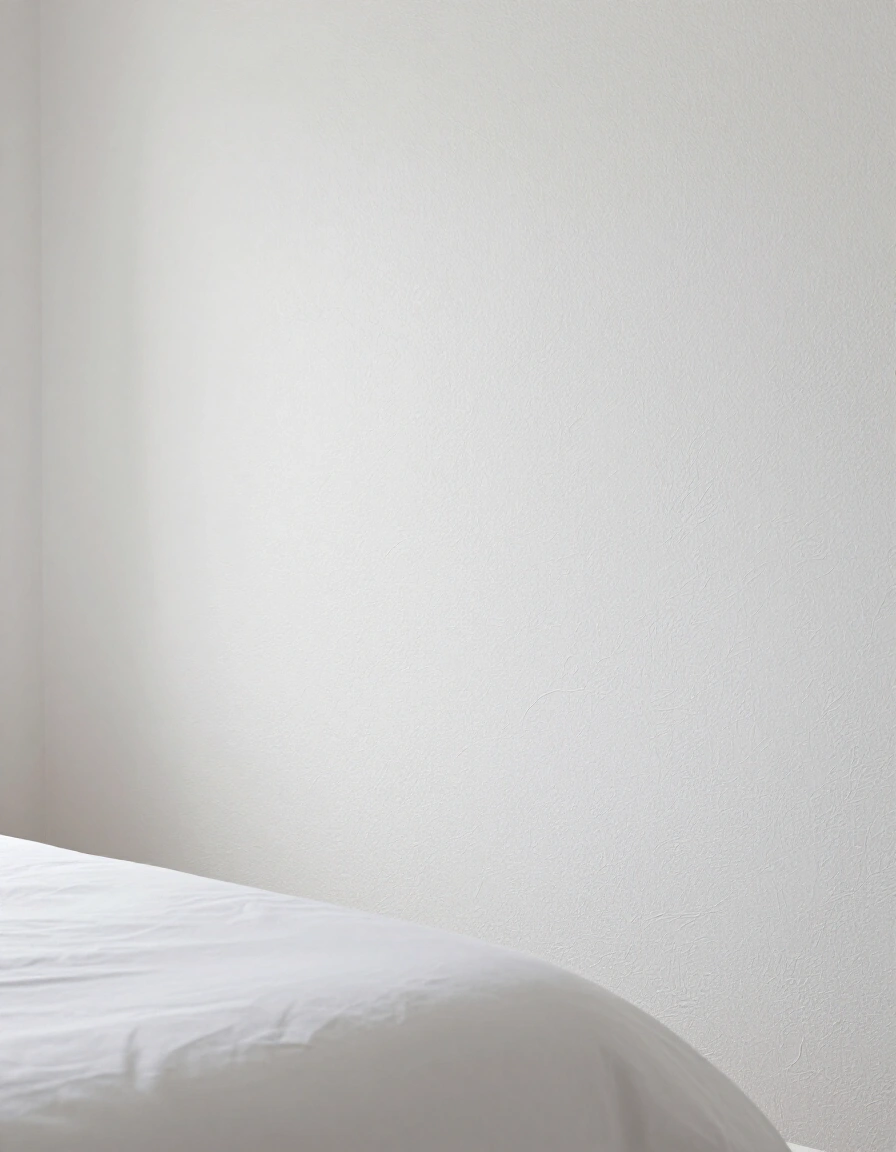 12. All-White Textured Walls