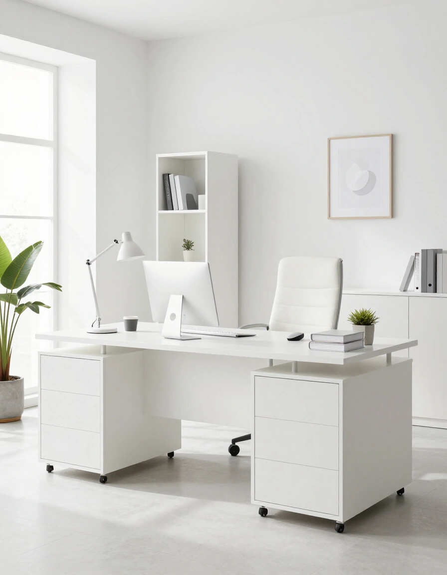 12. All-White Writing Sanctuary