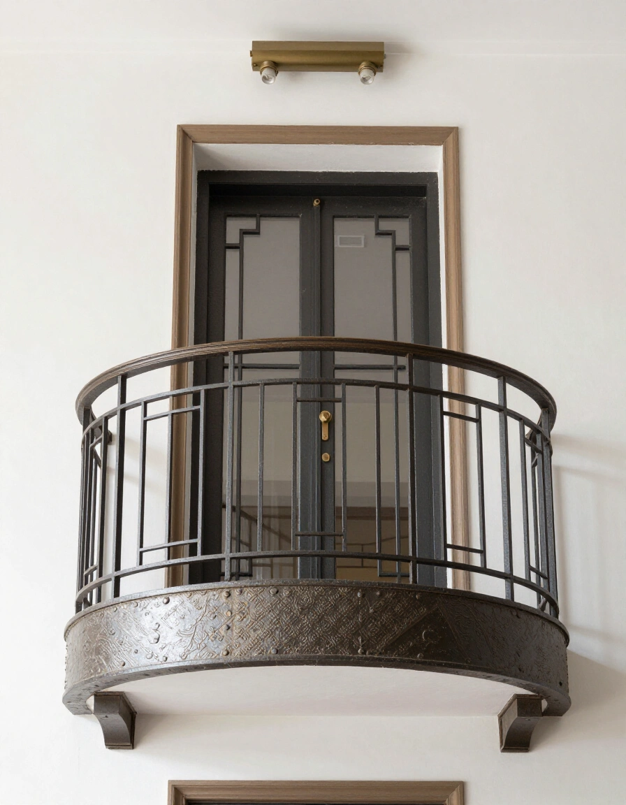 21. Art Deco Industrial Balcony