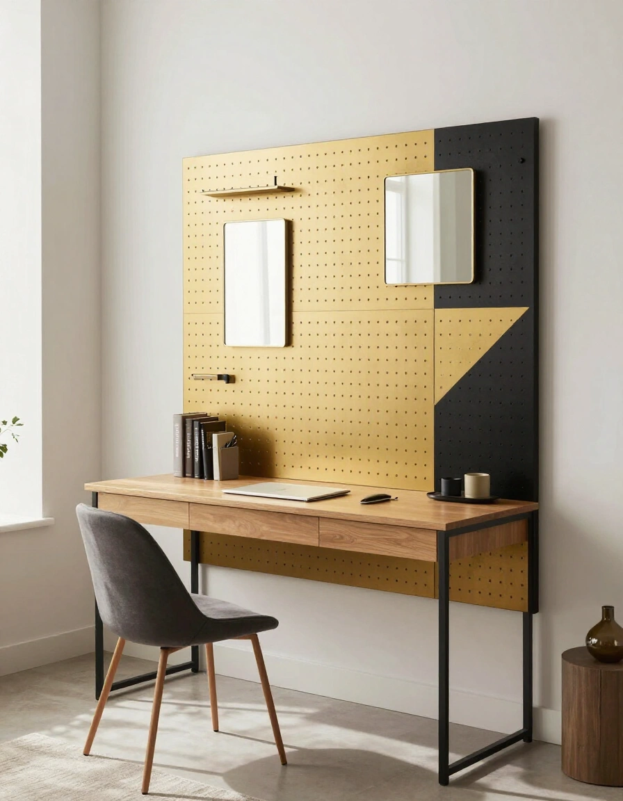 17. Art Deco Pegboard Glam