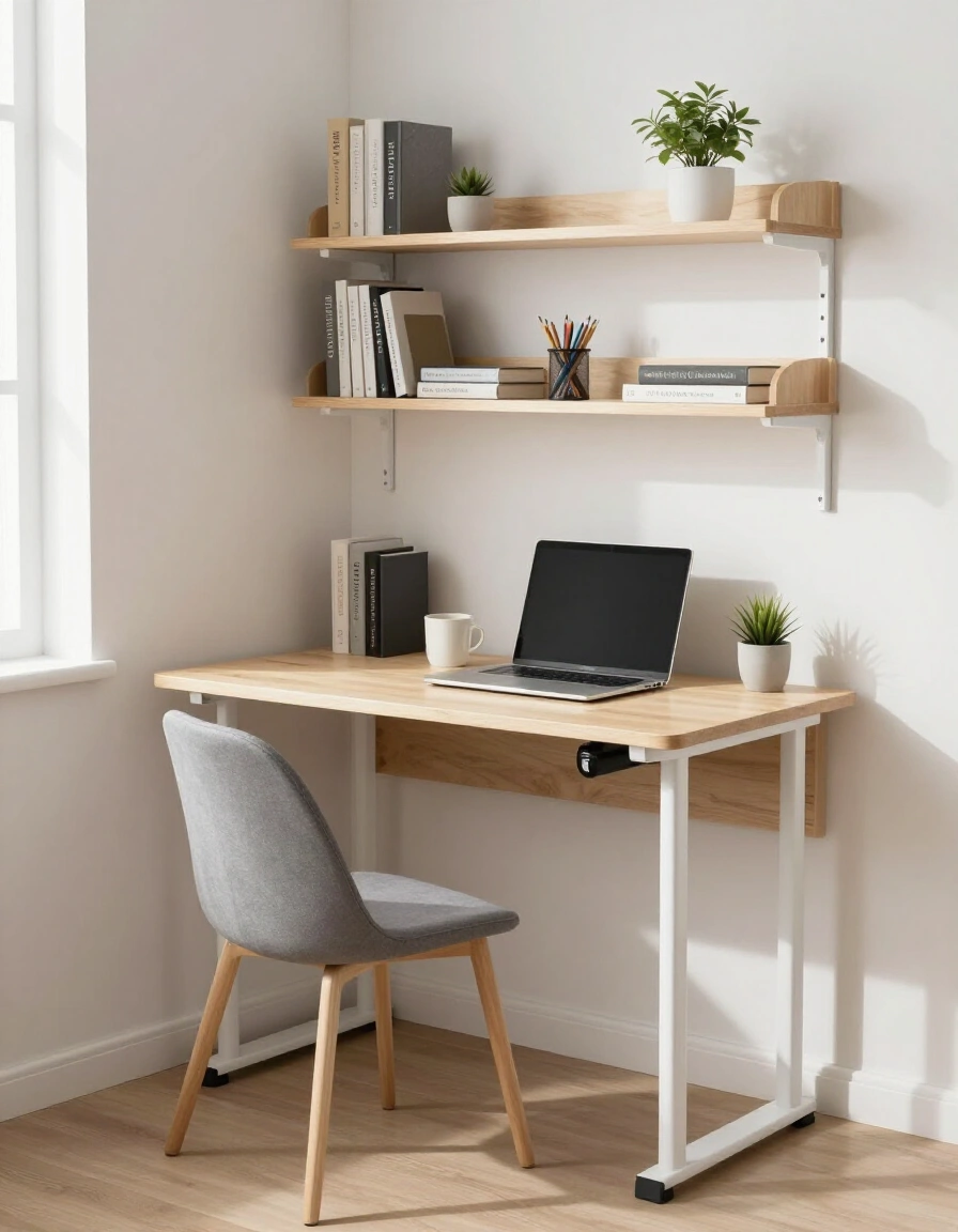 10. Small Space Desk Setup