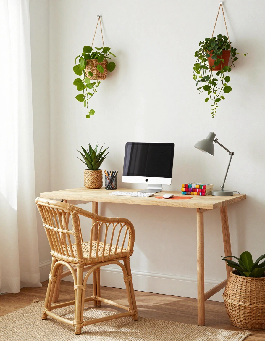 3. Boho Bliss Writing Nook