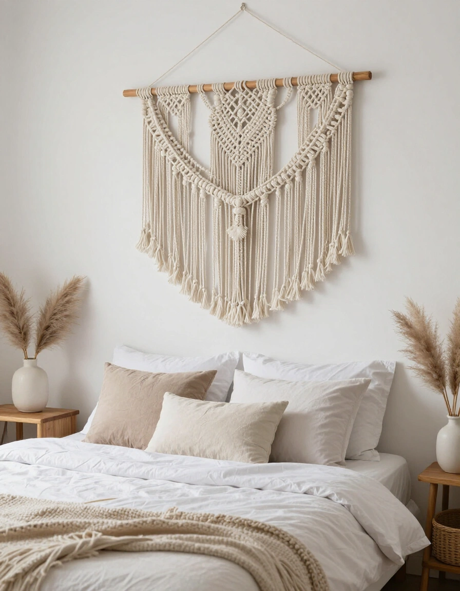 3. Boho Macramé Accents