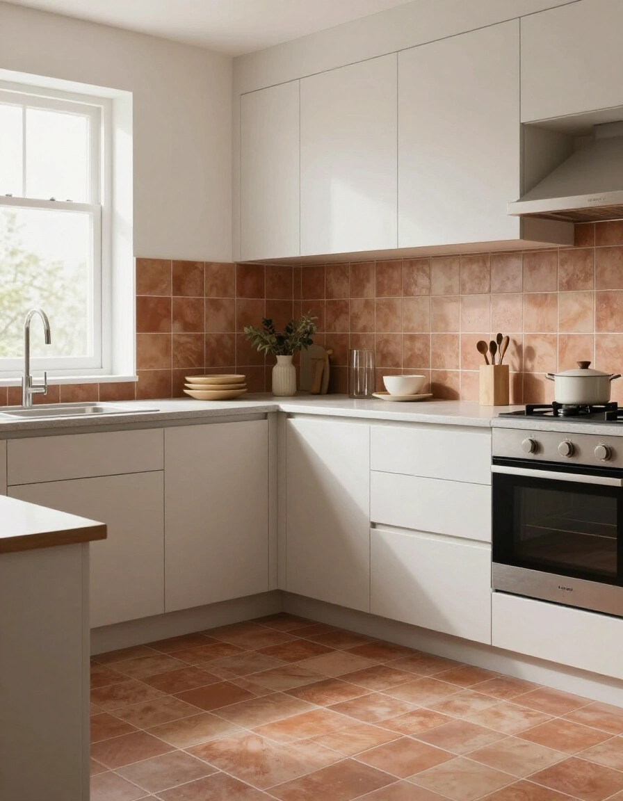 9. Budget-Friendly Desert Tones Backsplash