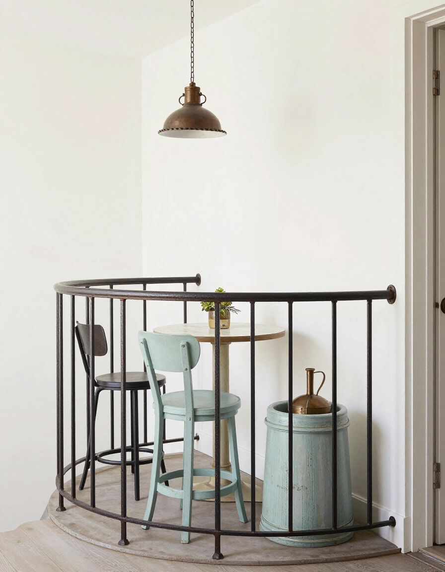 8. Budget-Friendly Industrial Balcony