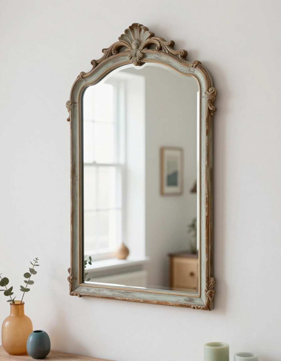 9. Budget-friendly Ornate Wall Mirror