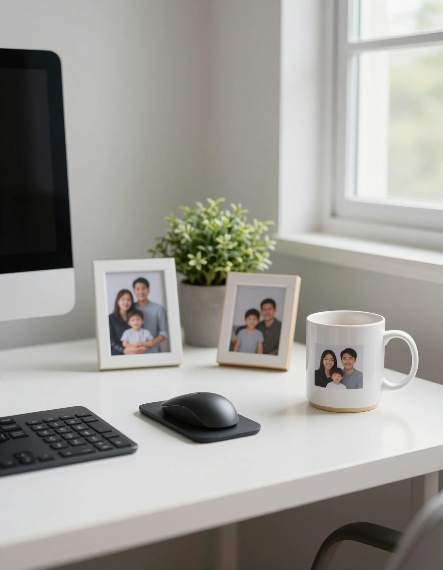 22. Style Your Desk with Personal Touches