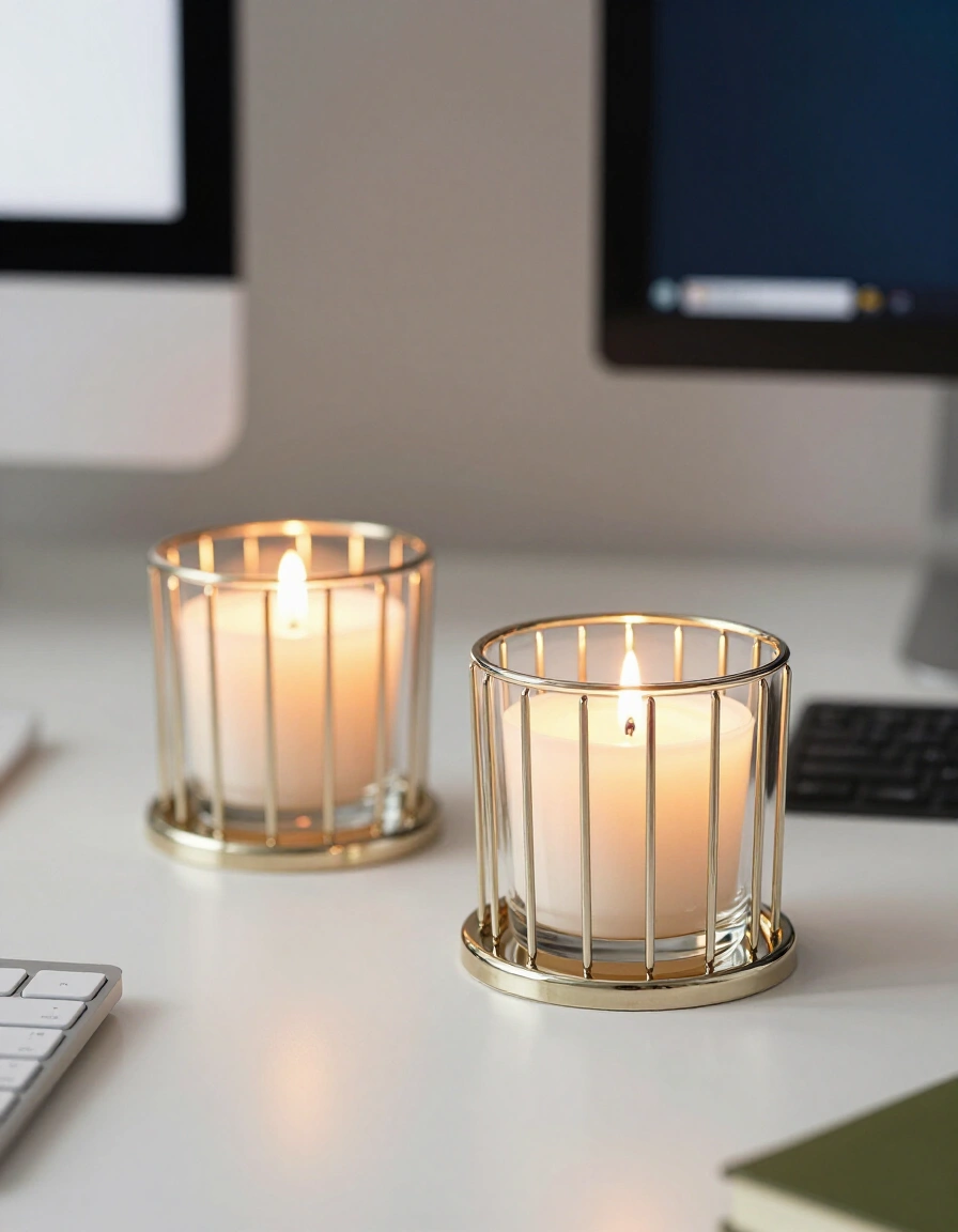 25. Accessorize with Stylish Candle Holders