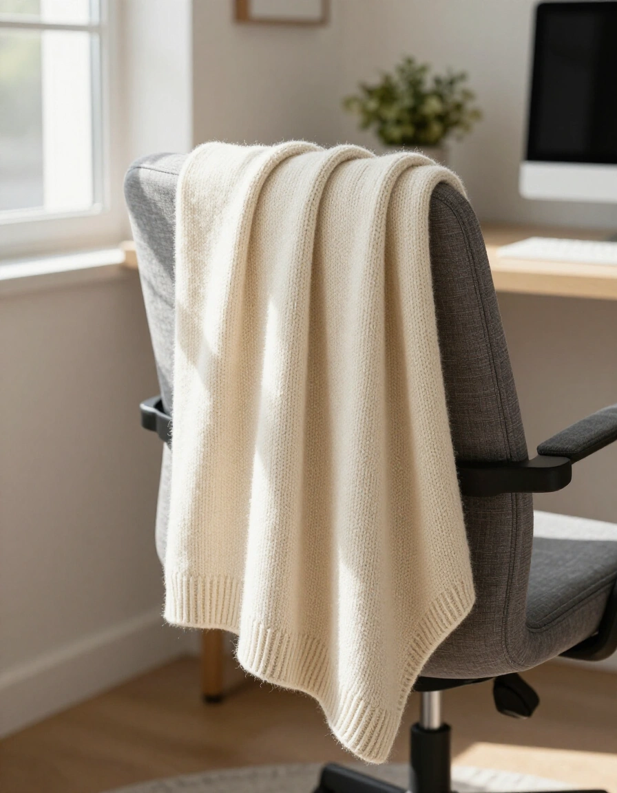 4. Add a Cozy Knit Throw