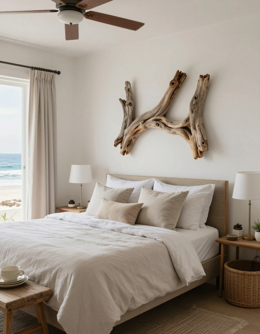 16. Coastal Driftwood Decor