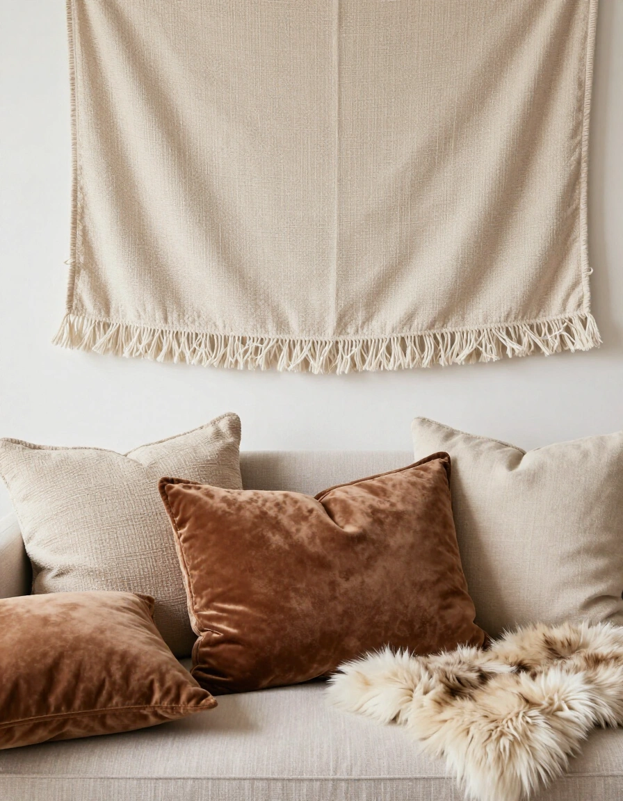 2. Cozy Boho Bedroom Wall Tapestry