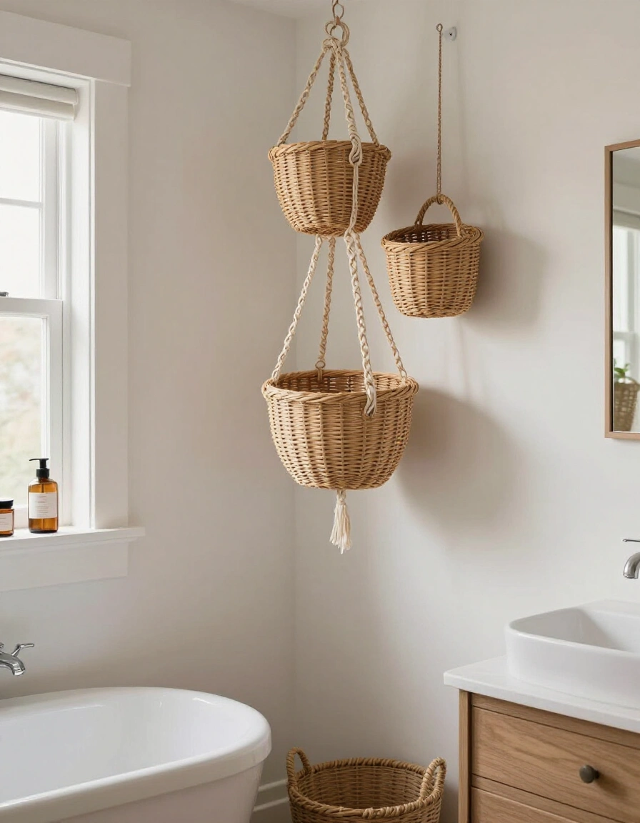 2. Cozy Corner Basket Setup