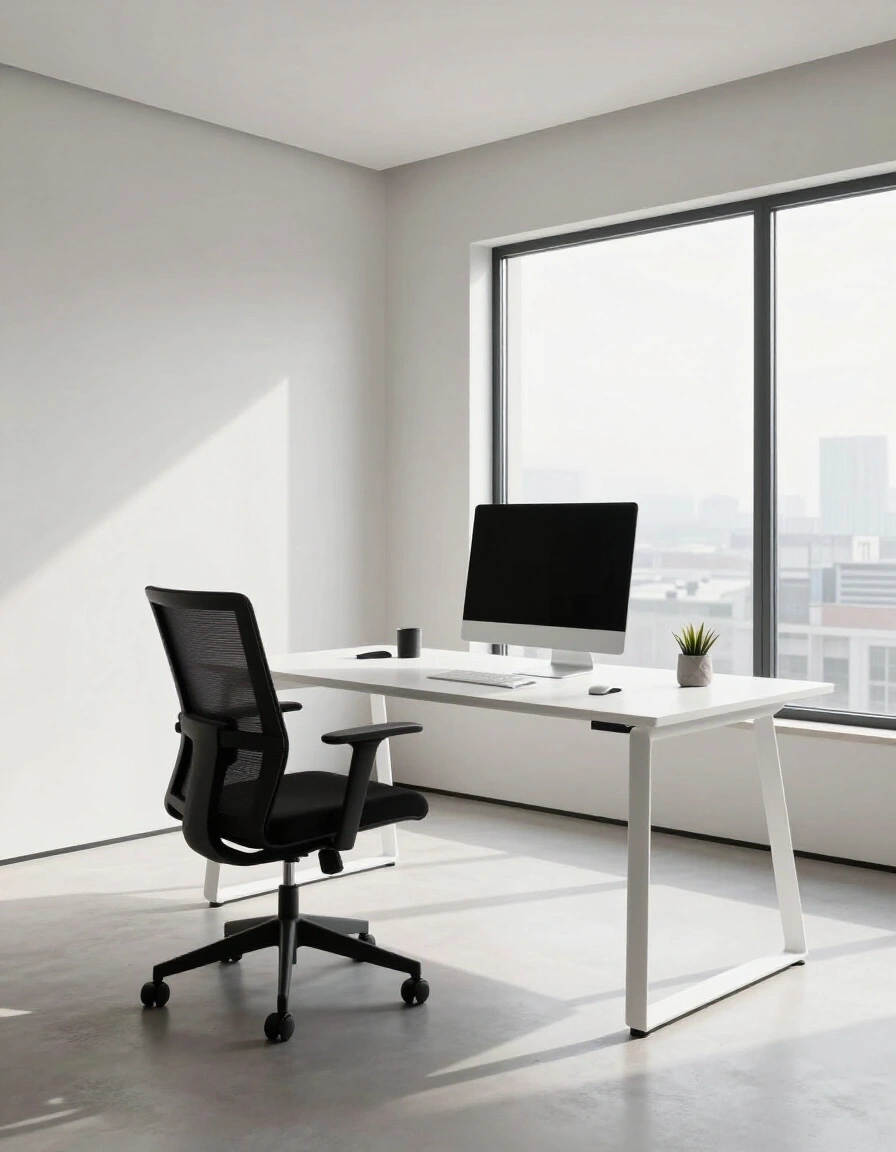 24. Try a Minimalist Desk Setup