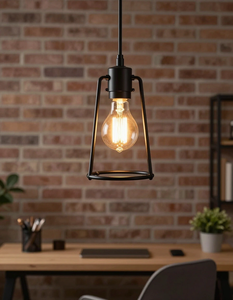10. Add Industrial-Style Lighting