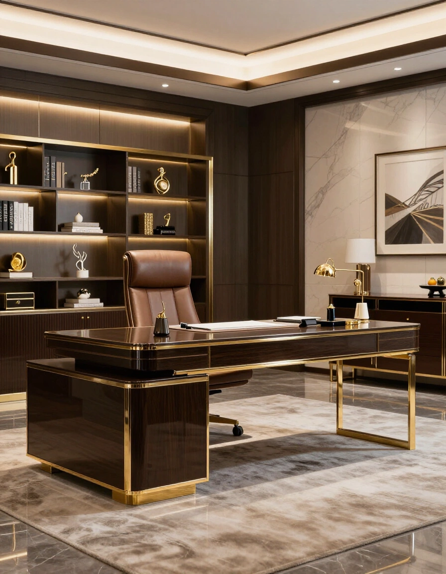 8. Luxury Home Office Desk