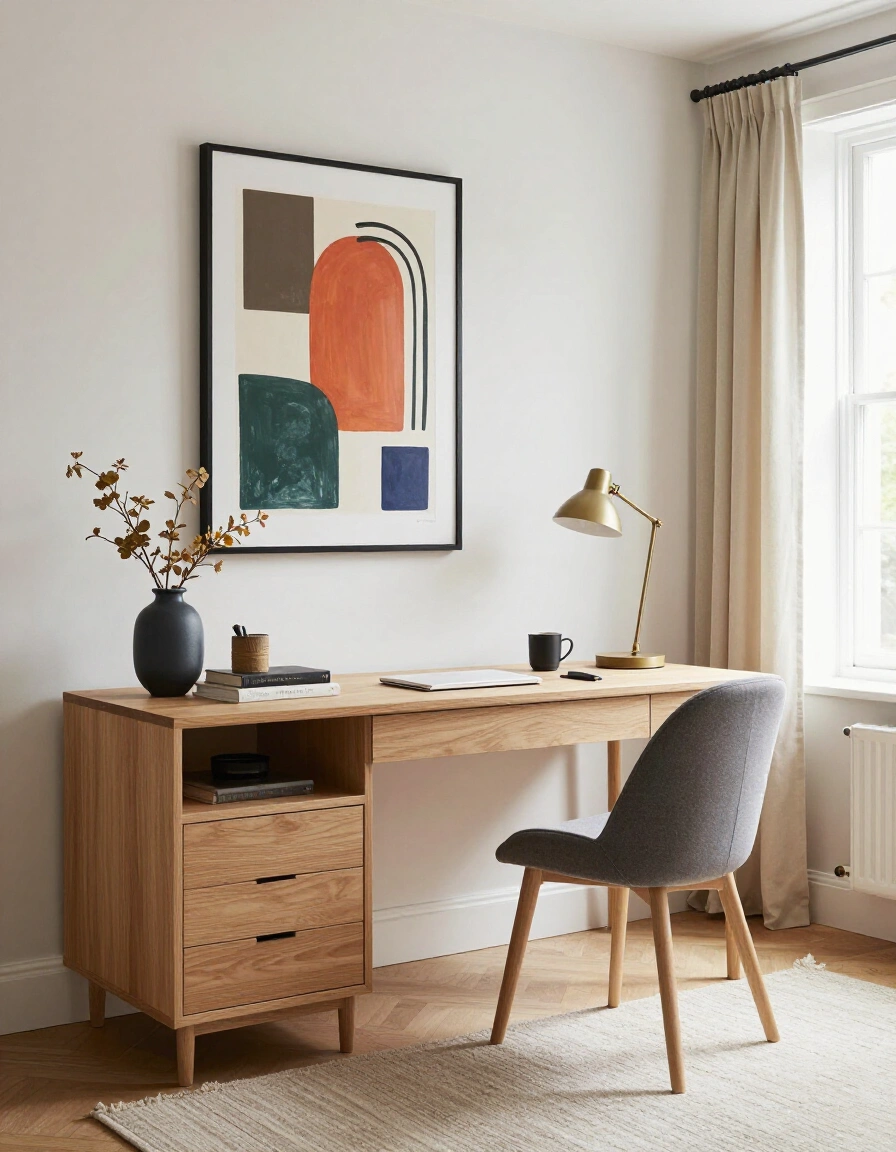 14. Eclectic Artist's Workspace