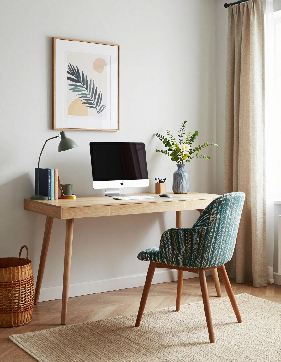 14. Eclectic Home Office