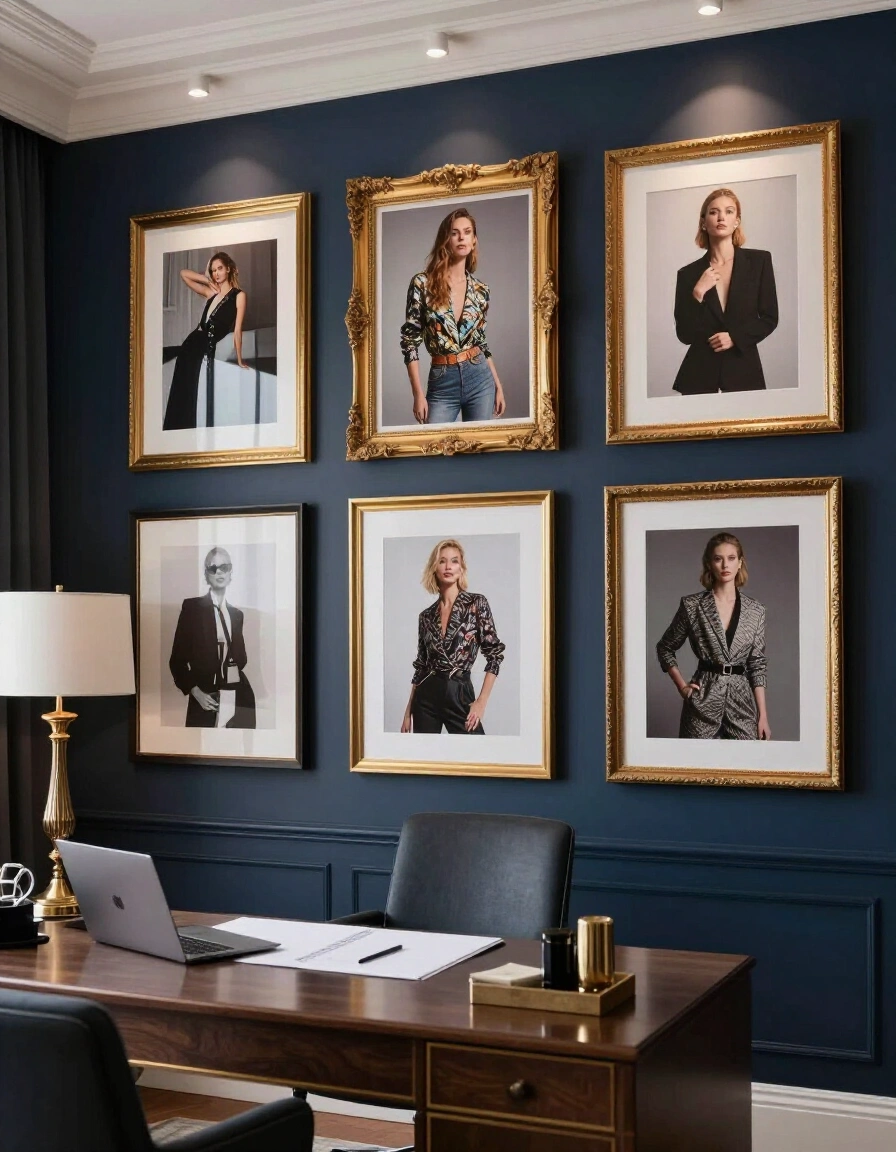 8. Luxury Glam Gallery Wall